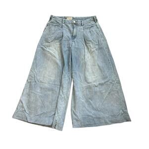 Anthropologie pilcro pleated palazzo mid